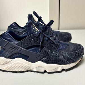 Nike AIR HUARACHE RUN PRINT BLUE-PHANTOM Women's Shoes 725076-401 Size 6